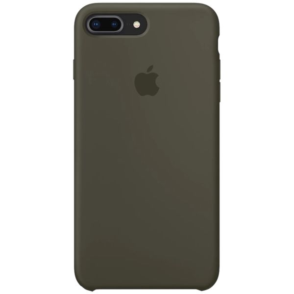 Apple Silikon-Case für das iPhone 8 Plus / 7 Plus - Dark Olive