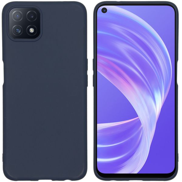 imoshion Color TPU Hülle für das Oppo A73 (5G) - Dunkelblau