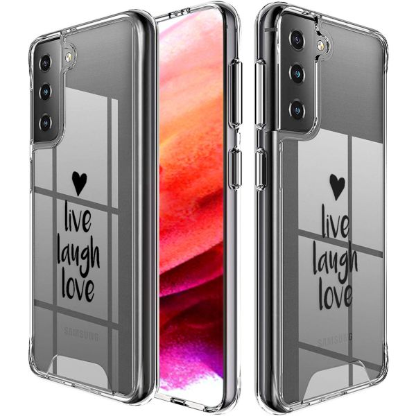 imoshion Design Hülle Samsung Galaxy S21 FE - Live Laugh Love