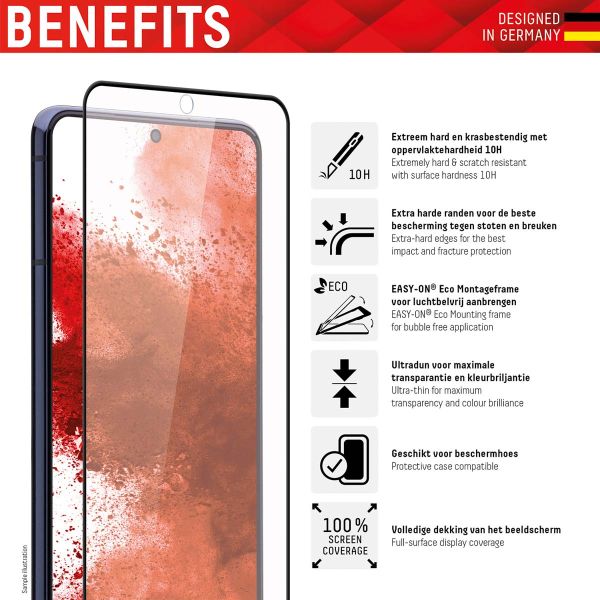 Displex Bildschirmschutzfolie Real Glass Full Cover für das Samsung Galaxy A50 / A30s