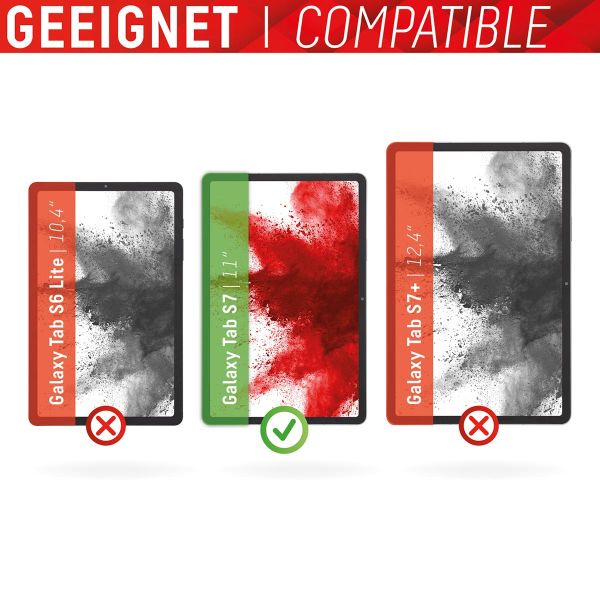 Displex Displayschutz aus Glas für das Samsung Galaxy Tab S7 / S8 / S9 / S9 FE - Transparent