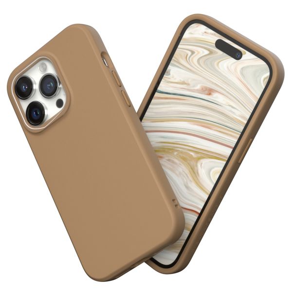 RhinoShield SolidSuit Backcover für das iPhone 14 Pro - Sunset Gold