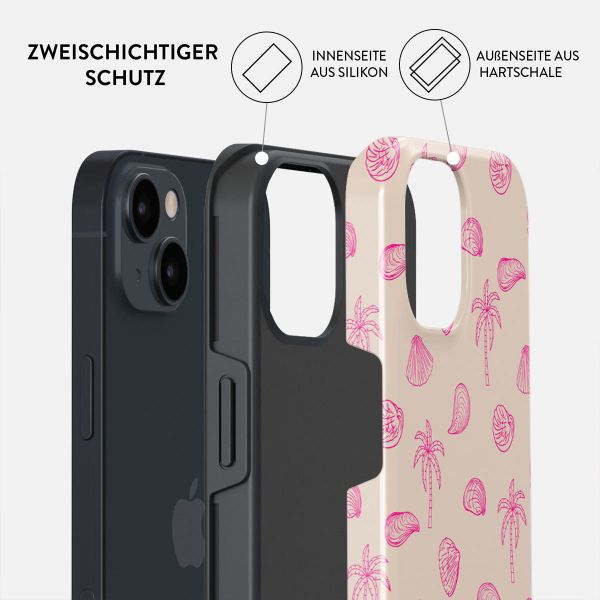 Burga Tough Back Cover für das iPhone 13 - Beach Please