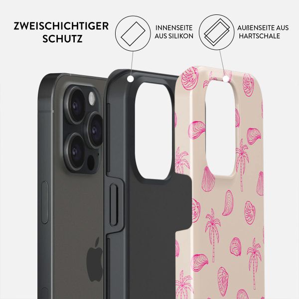 Burga Tough Back Cover für das iPhone 15 Pro Max - Beach Please