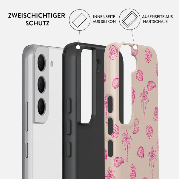 Burga Tough Back Cover für das Samsung Galaxy S22 - Beach Please