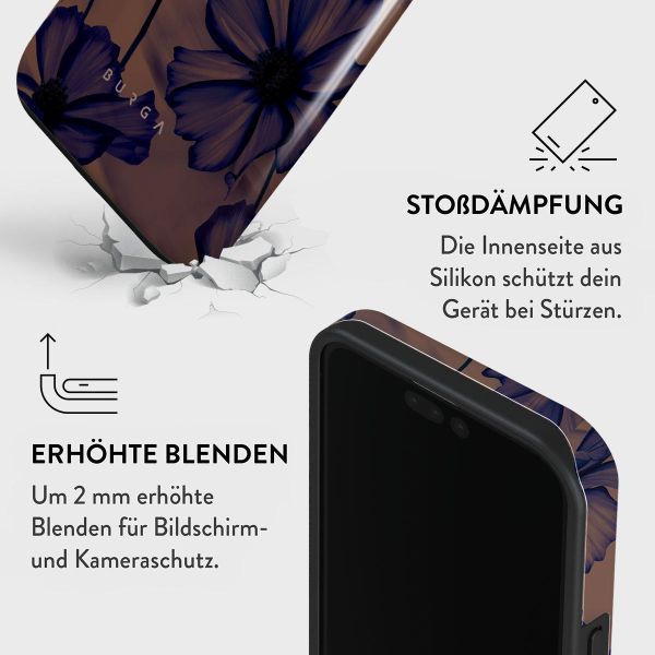 Burga Tough Back Cover für das iPhone 15 Pro Max - Velvet Night