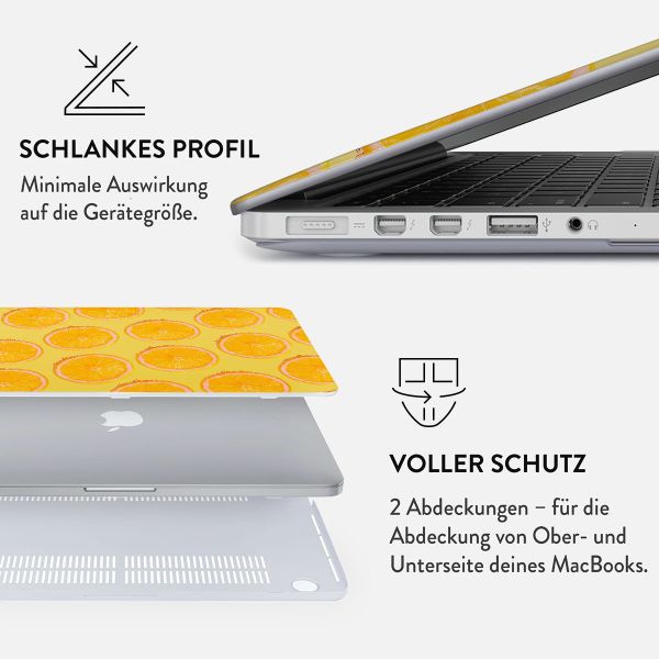 Burga Hardshell Hülle für das MacBook Pro 13 Zoll (2020 / 2022) - A2289 / A2251 / A2338 - Bitter