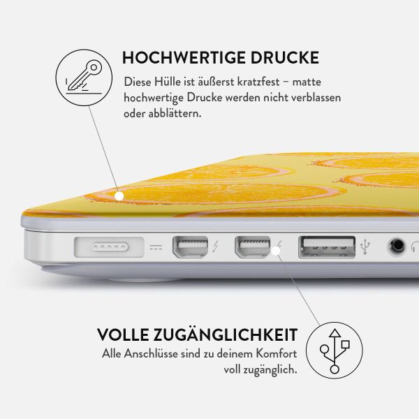 Burga Hardshell Hülle für das MacBook Pro 13 Zoll (2020 / 2022) - A2289 / A2251 / A2338 - Bitter