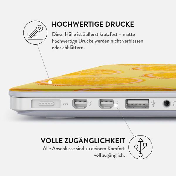Burga Hardshell Hülle für das MacBook Pro 14 Zoll (2021) / Pro 14 Zoll (2023) M3 chip - A2442 / A2779 / A2918 - Bitter