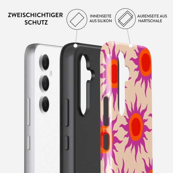 Burga Tough Back Cover für das Samsung Galaxy A55 - Sunset Glow