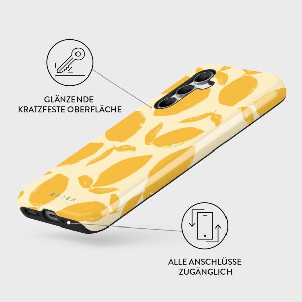 Burga Tough Back Cover für das Samsung Galaxy A55 - Lemon Tart