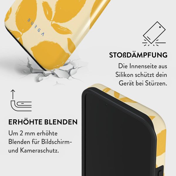 Burga Tough Back Cover für das iPhone 13 - Lemon Tart