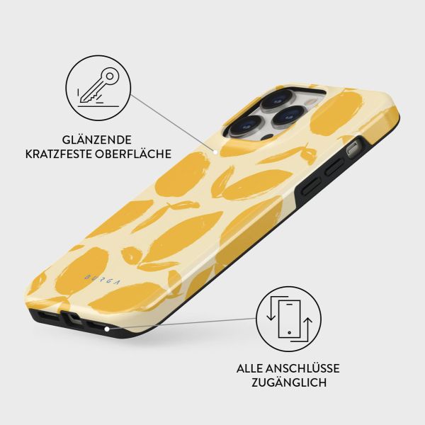 Burga Tough Back Cover für das iPhone 14 Pro - Lemon Tart