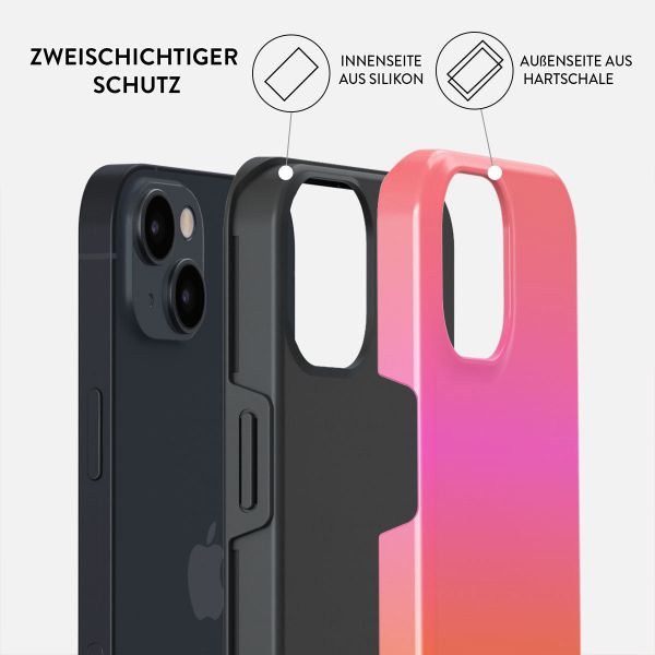 Burga Tough Back Cover für das iPhone 15 - Sunset Club