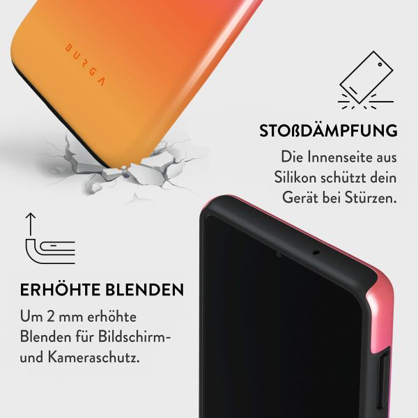 Burga Tough Back Cover für das Samsung Galaxy S21 FE - Sunset Club