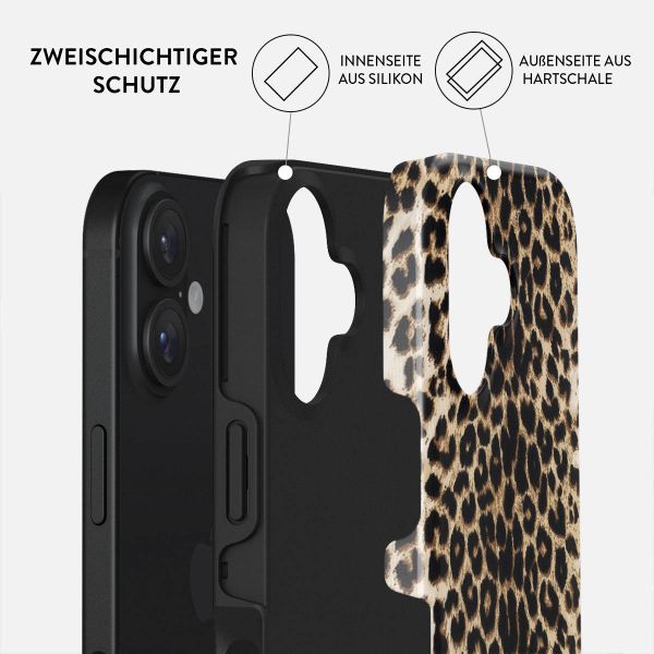 Burga Tough Back Cover für das iPhone 16 - Player