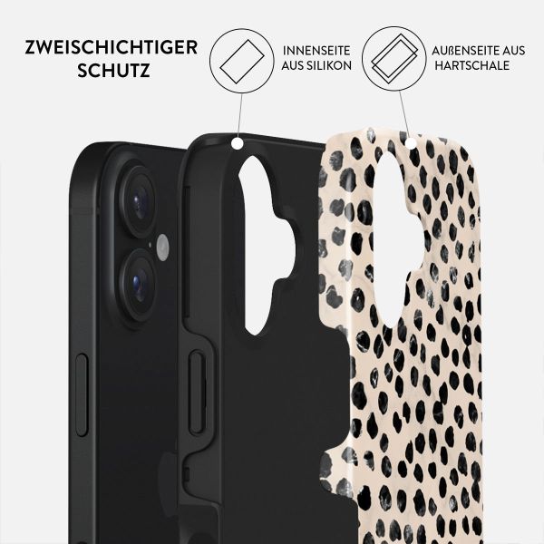 Burga Tough Back Cover für das iPhone 16 - Almond Latte