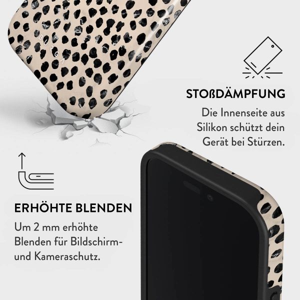 Burga Tough Back Cover für das iPhone 16 Plus - Almond Latte