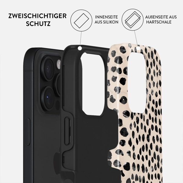 Burga Tough Back Cover für das iPhone 16 Pro - Almond Latte