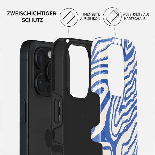 Burga Tough Back Cover für das iPhone 16 Pro Max - Seven Seas