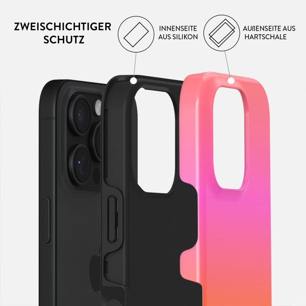 Burga Tough Back Cover für das iPhone 16 Pro Max - Sunset Club