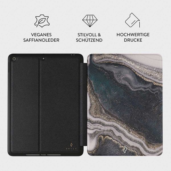 Burga Tablet Case für das iPad 9 (2021) 10.2 Zoll / iPad 8 (2020) 10.2 Zoll / iPad 7 (2019) 10.2 Zoll - Magic Night