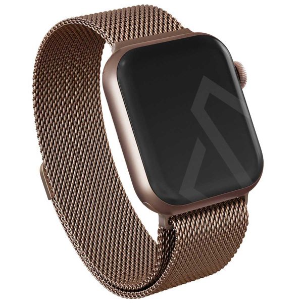 Burga Mailändische armband für das Apple Watch Series 1-9 / SE - 38/40/41 mm / Series 10 - 42 mm - Rose Gold