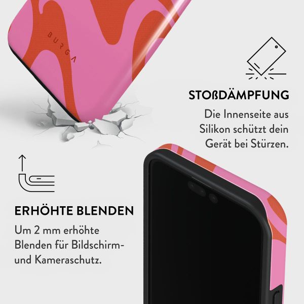 Burga Tough Back Cover für das iPhone 15 Pro Max - Ride The Wave