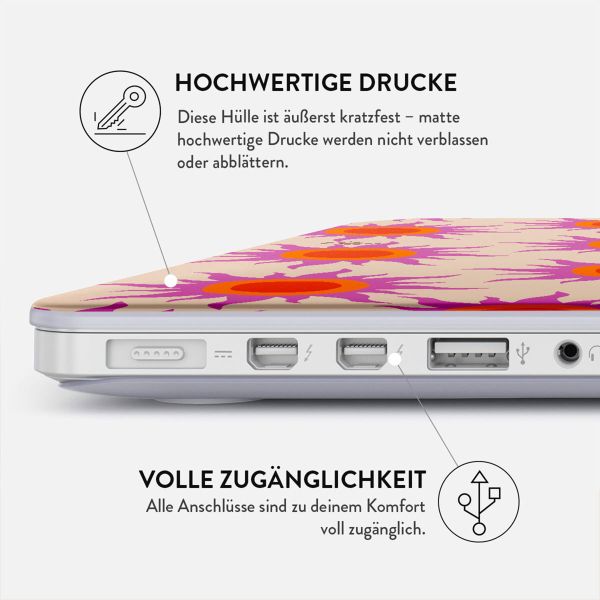 Burga Hardshell Hülle für das MacBook Pro 13 Zoll (2020 / 2022) - A2289 / A2251 / A2338 - Sunset Glow