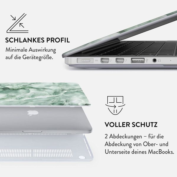 Burga Hardshell Hülle für das MacBook Pro 13 Zoll (2020 / 2022) - A2289 / A2251 / A2338 - Pistachio Cheesecake