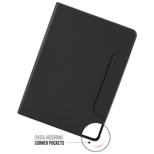 Pipetto Origami No5 Rotating Folio Case für das iPad Air 13 Zoll (2024) M2 - Schwarz