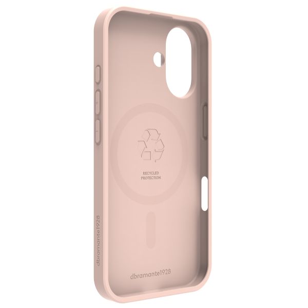 dbramante1928 Greenland Pro Back Cover MagSafe für das iPhone 16 - Pink Sand