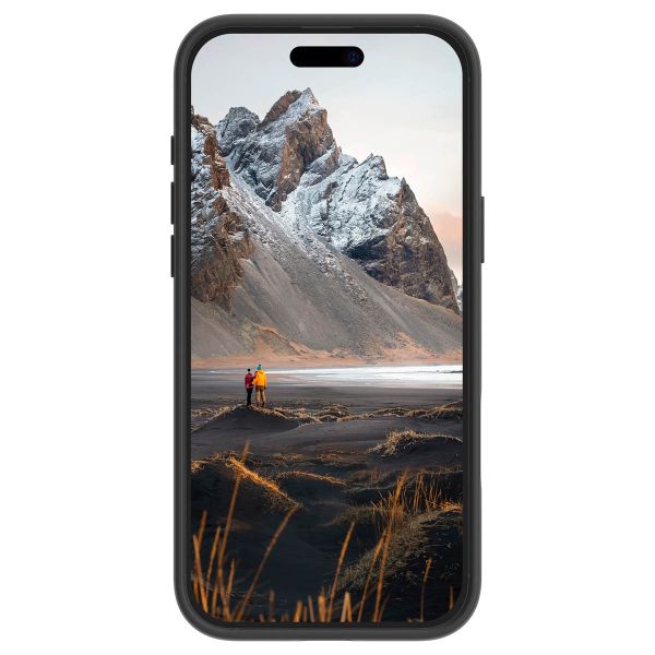 dbramante1928 Iceland Ultra D3O Back Cover mit MagSafe Stand für das iPhone 16 Pro Max - Schwarz