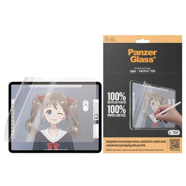 PanzerGlass GraphicPaper Ultra-Wide Fit Displayschutz für das iPad Pro 11 (2024) M4