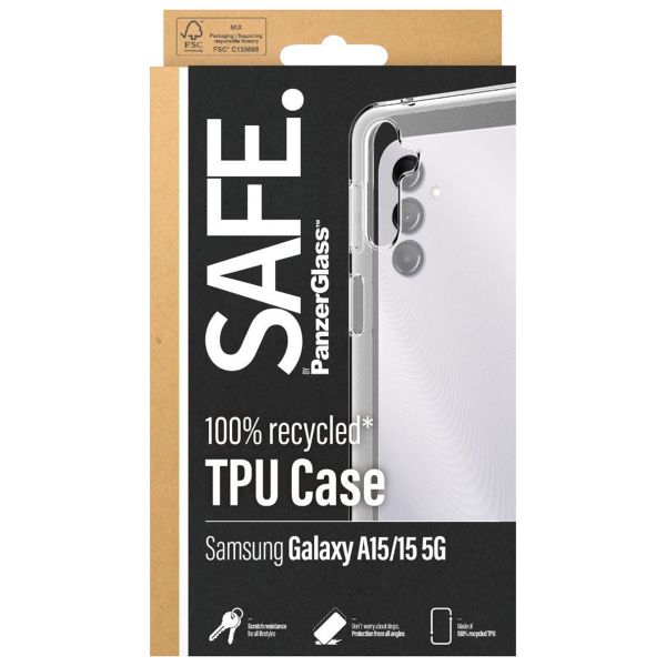 PanzerGlass SAFE TPU Clear Case für das Galaxy A15 (5G/4G) - Transparent