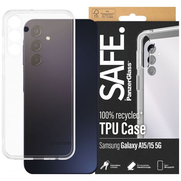 PanzerGlass SAFE TPU Clear Case für das Galaxy A15 (5G/4G) - Transparent