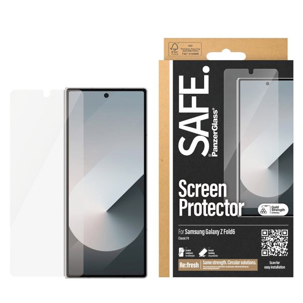 PanzerGlass SAFE Ultra-Wide Fit Displayschutz für das Samsung Galaxy Z Fold 6