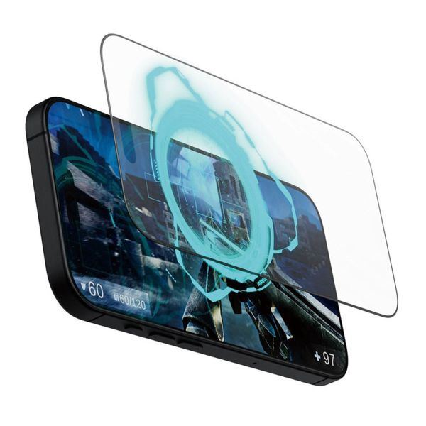 PanzerGlass Gaming Screen Protector Ultra Wide Fit mit Applikator für das iPhone 16 Pro