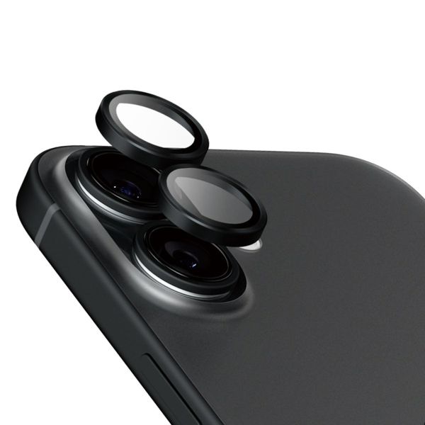 PanzerGlass Kameraprotektor Ceramic Hoops für das iPhone 16 / 16 Plus