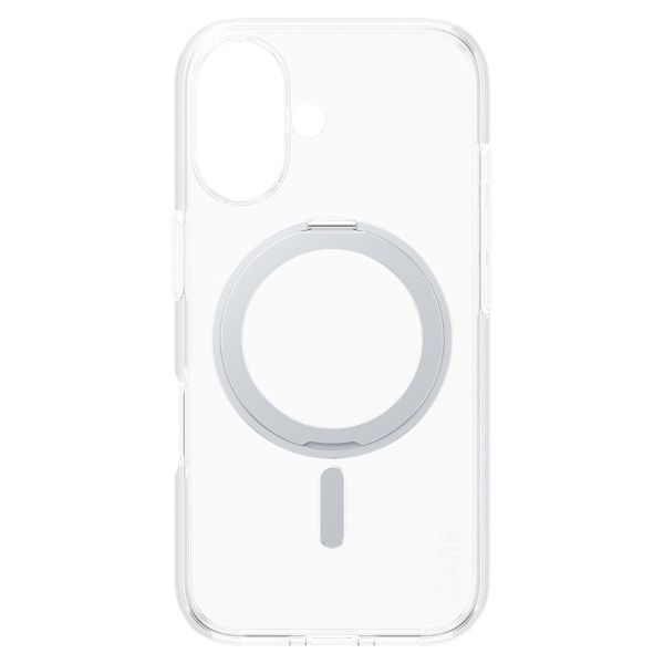 PanzerGlass CARE Kickstand Case MagSafe für das iPhone 16 - Silber