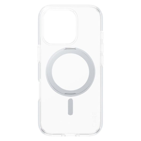 PanzerGlass CARE Kickstand Case MagSafe für das iPhone 16 Pro - Silber