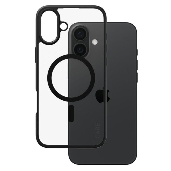 PanzerGlass CARE Urban Combat Case MagSafe für das iPhone 16 Plus - Schwarz