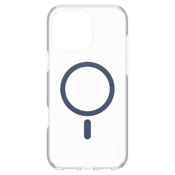 PanzerGlass CARE Urban Combat Case MagSafe für das iPhone 16 Pro Max - Transparent / Blau