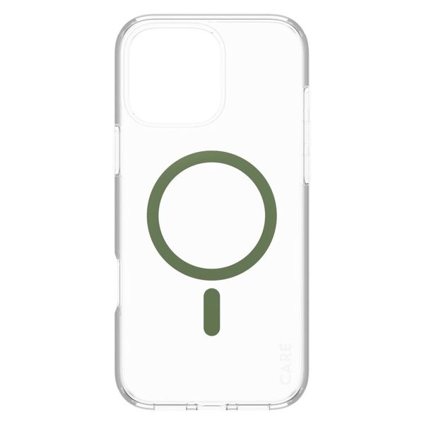 PanzerGlass CARE Urban Combat Case MagSafe für das iPhone 16 Pro Max - Transparent / Grün