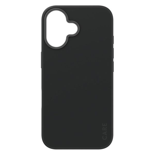 PanzerGlass CARE Fashion Back Cover MagSafe für das iPhone 16 - Schwarz