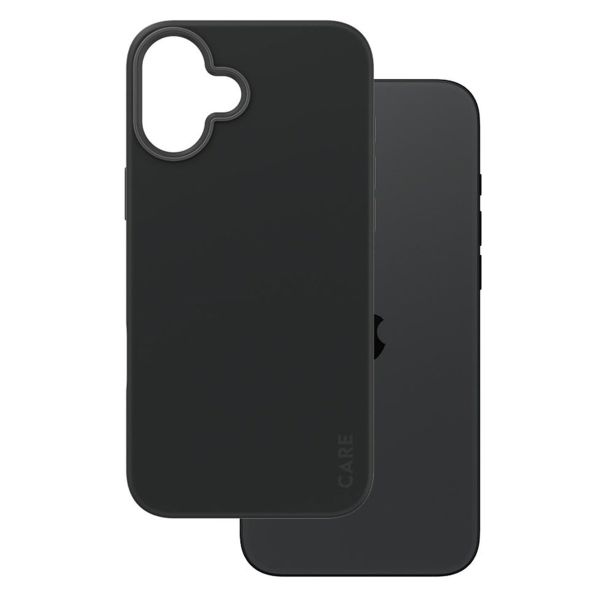 PanzerGlass CARE Fashion Back Cover MagSafe für das iPhone 16 Plus - Schwarz