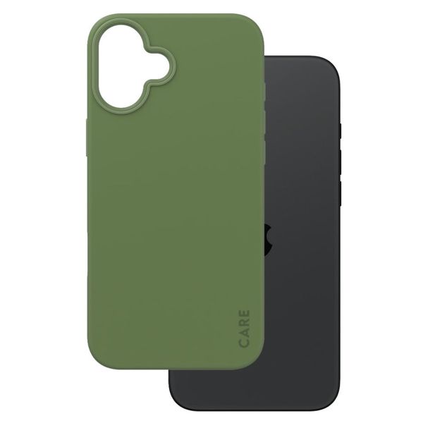 PanzerGlass CARE Fashion Back Cover MagSafe für das iPhone 16 Plus - Grün