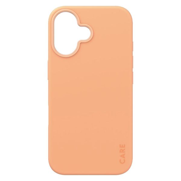 PanzerGlass CARE Fashion Back Cover MagSafe für das iPhone 16 - Peachy