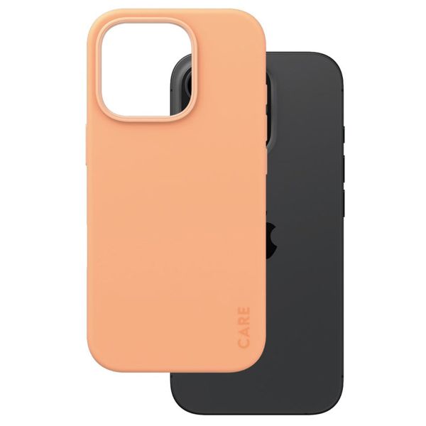 PanzerGlass CARE Fashion Back Cover MagSafe für das iPhone 16 Pro - Peachy