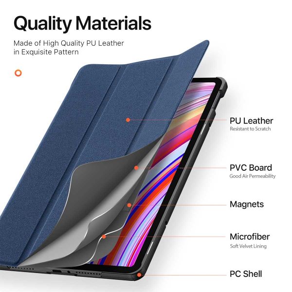 Dux Ducis Domo Klapphülle für das Xiaomi Redmi Pad Pro / POCO Pad - Dunkelblau